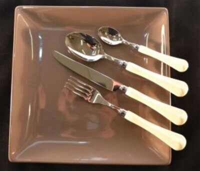 Capdeco Vega Ivory 5 Piece Place Setting VEG01-5SET, MPN: VEG01-5SET,