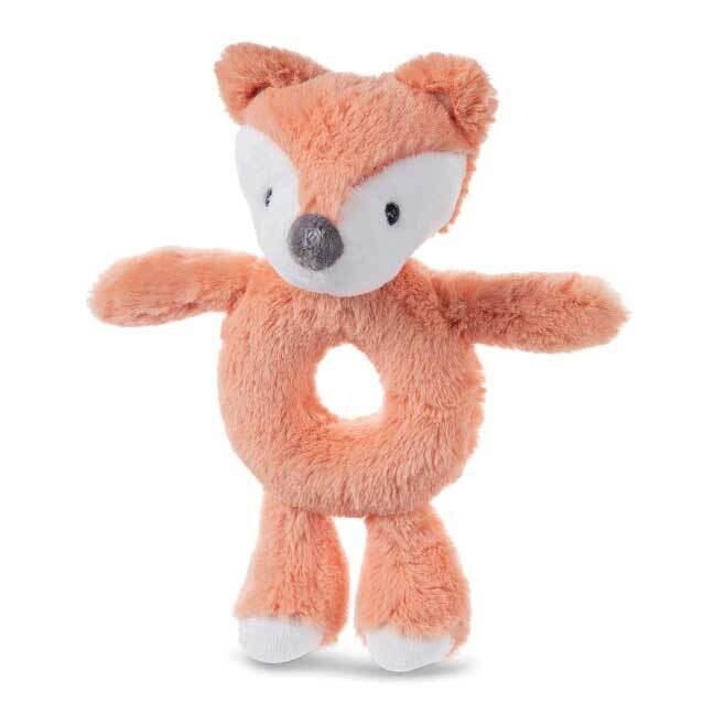 Gund Baby Toothpick Fox Plush Rattle GM23866