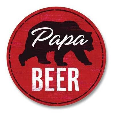 Papa Beer Pop-A-Top Coaster GM23833, MPN: GM23833, 608814084867