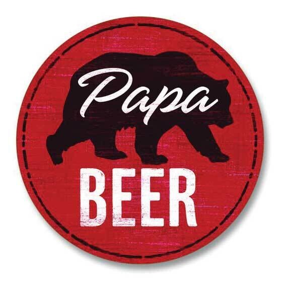 Papa Beer Pop-A-Top Coaster GM23833