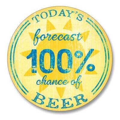 Todays Forecast Pop-A-Top Coaster GM23827, MPN: GM23827, 608814084744