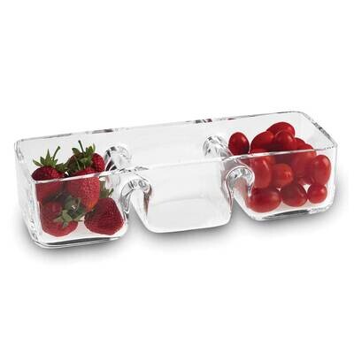 Badash 3 Section Hostess Dish GM23786, MPN: GM23786, 769076606157