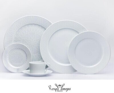 Royal Limoges White Star Coffee Saucer T100-REC20789, MPN: T100-REC20789, 3700409922985