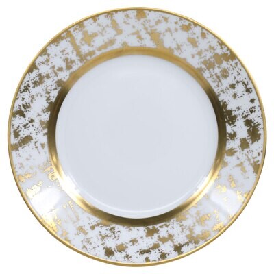 Royal Limoges Tweed White &amp; Gold Bread &amp; Butter Plate B160-REC20848, MPN: B160-REC20848, 3700409926…