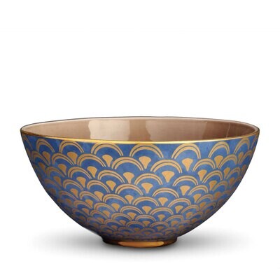 L&#39;Objet Fortuny Papiro Blue Large Bowl, MPN: LPF32, 816279010974