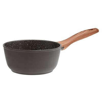 Sambonet Quarzo Nero Saucepan 1 Handle Black Alluminium 51026-18, MPN: 51026-18,