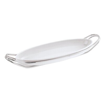 Sambonet New Living Fish Tray Dish Set 56403T65, MPN: 56403T65,