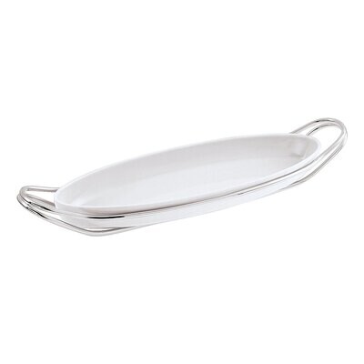 Sambonet New Living Fish Tray Dish Set 55403L65, MPN: 55403L65,