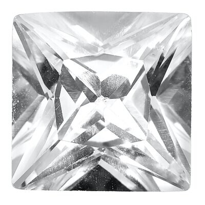 Cubic Zirconia White 5.5mm Princess AAA Quality Gemstone CZ-0550-SQP-WH-AAA, MPN: CZ-0550-SQP-WH-AA…