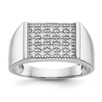 Diamond Mens Ring 14k White Gold RM5834-025-WA, MPN: RM5834-025-WA, 883957720166