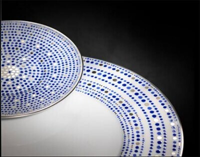 J. Seignolles Villa Toscana  Indigo Salad Bowl 10 Inch JS171959IN, MPN: JS171959IN,