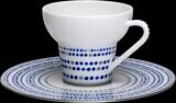 J. Seignolles Villa Toscana  Indigo Tea Cup and Saucer JS171922IN, MPN: JS171922IN,