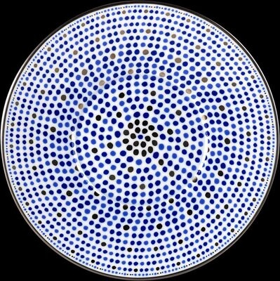 J. Seignolles Villa Toscana  Indigo Bread and Butter Plate 6.25 Inch JS171931IN, MPN: JS171931IN,