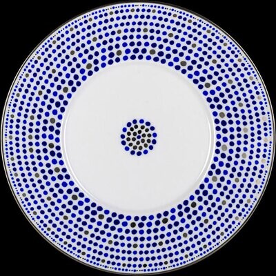 J. Seignolles Villa Toscana  Indigo Dessert Plate 8.25 Inch JS171929IN, MPN: JS171929IN,