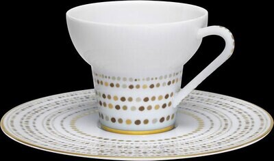 J. Seignolles Villa Toscana Mastic Tea Cup and Saucer JS171922MA, MPN: JS171922MA,