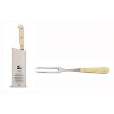 Berti Insieme Carving Fork White Lucite Handle 93220