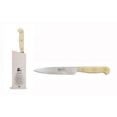 Berti Insieme Utility Knife White Lucite Handle 93207
