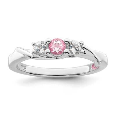 Survivor Collection Clear Pink Swarovski Topaz Joanna Ring 10k White Gold 10SV239W, MPN: 10SV239W, …