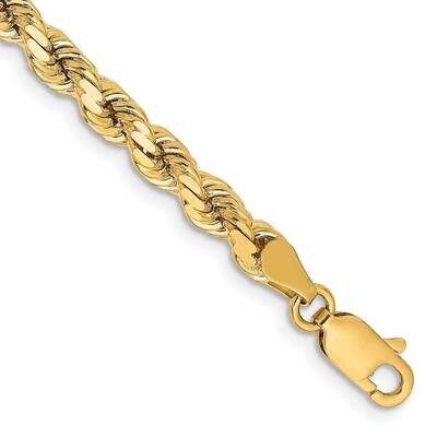 Leslie&#39;s 4.25mm Diamond-Cut Rope Chain 7 Inch 14k Gold HB-7250-7, MPN: 7250-7, 191101742804