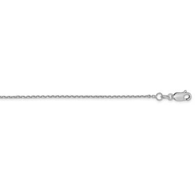 Leslie&#39;s 1.4mm Diamond-Cut Cable Chain 20 Inch 14k White Gold HB-1343-20, MPN: 1343-20, 191101742286