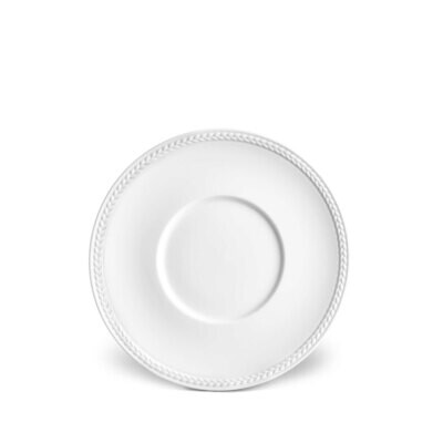 L&#39;Objet Soie Tressee Saucer White, MPN: ST160,