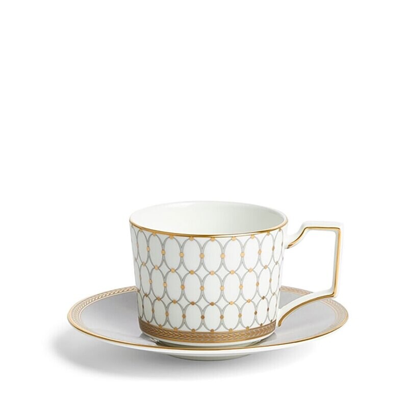 Wedgwood Renaissance Grey Teacup & Saucer 1065321