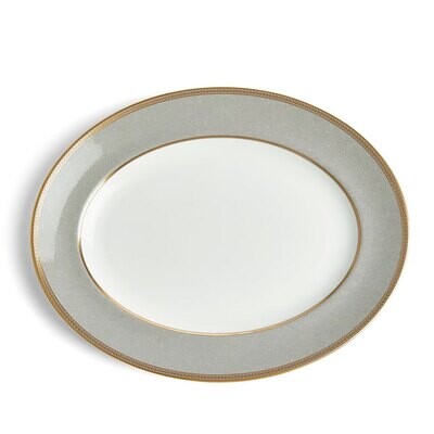 Wedgwood Renaissance Grey Oval Platter 13.75 Inch 1065315, MPN: 1065315, 701587471886