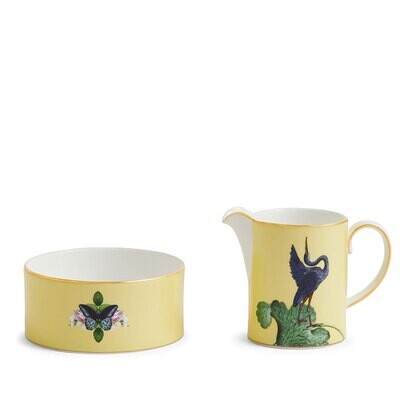 Wedgwood Waterlily Cream &amp; Sugar Set 1061852, MPN: 1061852, 701587466387