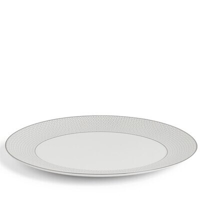 Wedgwood Gio Platinum Oval Serving Platter 13 Inch 1063173, MPN: 1063173, 701587469432