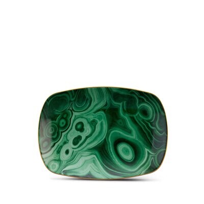 L&#39;Objet Malachite Rectangular Tray Small, MPN: DAC717,