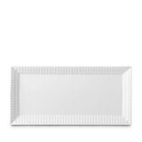 L&#39;Objet Perlee Rectangular Platter White, MPN: PR190,