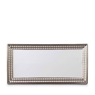 L&#39;Objet Perlee Rectangular Platter Platinum, MPN: PR390,