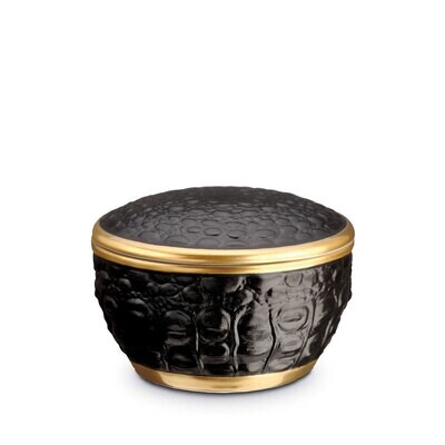 L&#39;Objet Crocodile Gold Round Box, MPN: DAC11, 816279010233