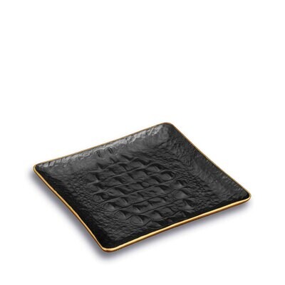 L&#39;Objet Crocodile Gold Square Tray, MPN: DAC10, 816279010226