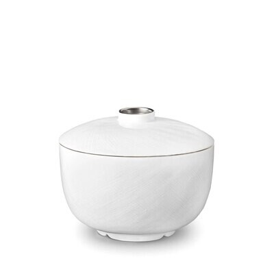 L&#39;Objet Han Rice Bowl with Lid Platinum, MPN: HN336,