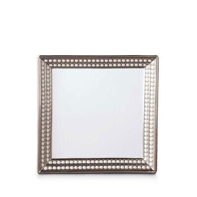 L&#39;Objet Perlee Square Tray Platinum, MPN: PR392,