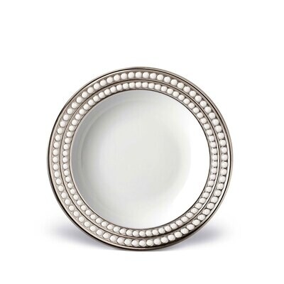 L&#39;Objet Perlee Soup Plate Platinum, MPN: PR330,
