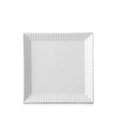 L&#39;Objet Perlee Square Tray White, MPN: PR192,