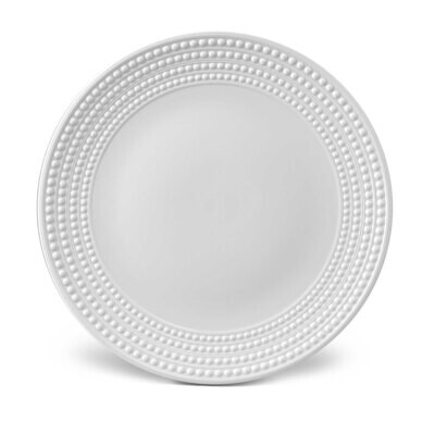 L&#39;Objet Perlee Round Platter White, MPN: PR170,