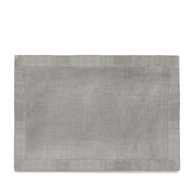 L&#39;Objet Linen Sateen Placemats Set of 4 Grey LN4210, MPN: LN4210,