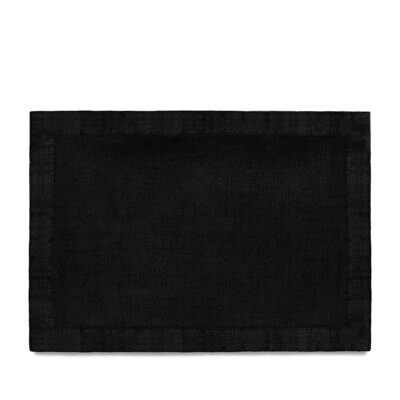 L&#39;Objet Linen Sateen Placemats Set of 4 Black LN4310, MPN: LN4310,