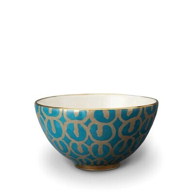 L&#39;Objet Fortuny Ashanti Teal Cereal Bowl Set of Four, MPN: LPF64, 816279012077