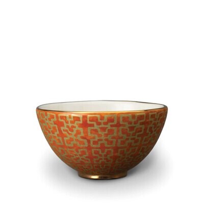 L&#39;Objet Fortuny Ashanti Orange Cereal Bowl Set of Four, MPN: LPF62, 816279012053