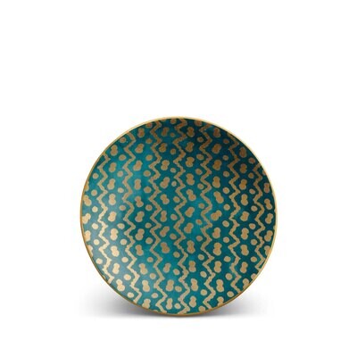 L&#39;Objet Fortuny Tapa Teal Canape Plate Set of Four, MPN: LPF19, 816279010837