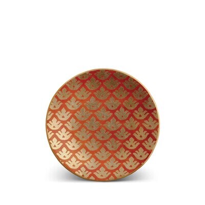 L&#39;Objet Fortuny Canestrelli Orange Canape Plate Set of Four, MPN: LPF17, 816279010813