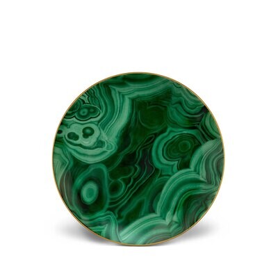 L&#39;Objet Malachite Dessert Plate Set of Four, MPN: ML720,