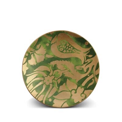 L&#39;Objet Fortuny Melagrana Green Dessert Plate, MPN: LPF13, 816279010776