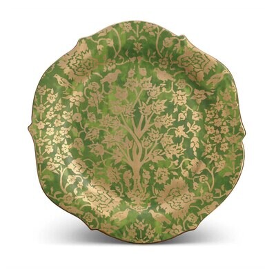 L&#39;Objet Fortuny Round Platter Alberelli Green, MPN: LPF29, 816279010943