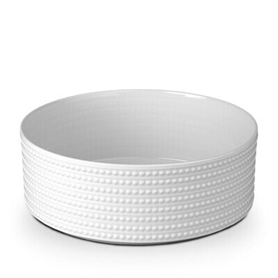 L&#39;Objet Perlee Large Deep Bowl White, MPN: PR169,