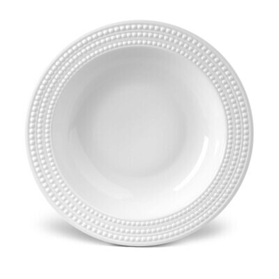 L&#39;Objet Perlee Rimmed Serving Bowl White, MPN: PR196,